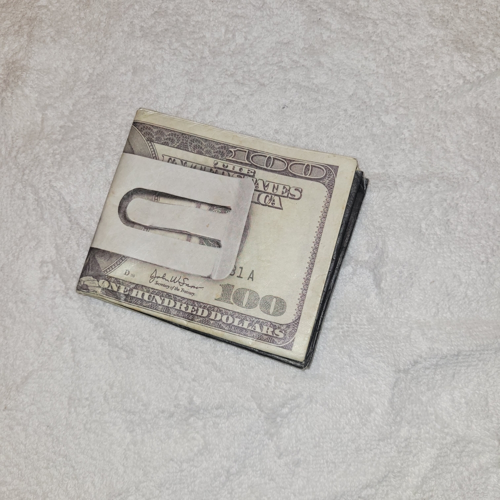 Money Printed Money Clip Wallet
